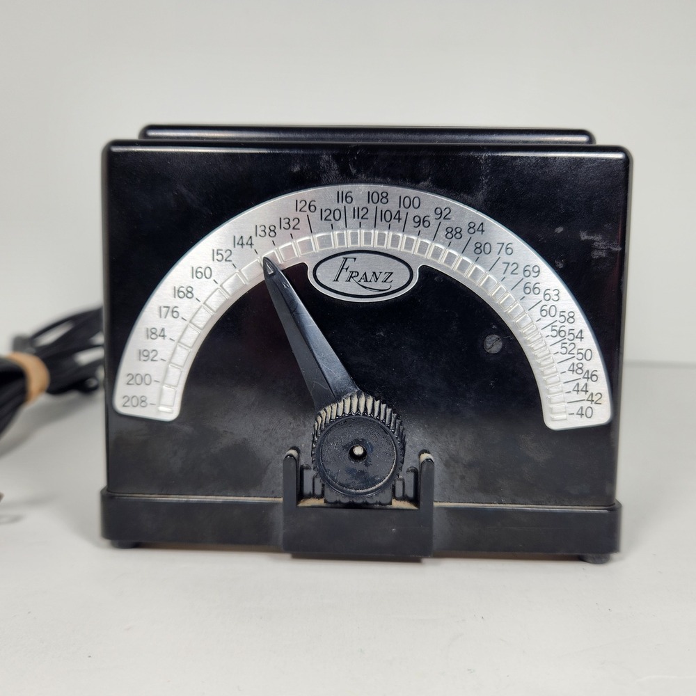 Vintage Franz Electric Metronome Model LM-4 Black Bakelite Style Made in USA